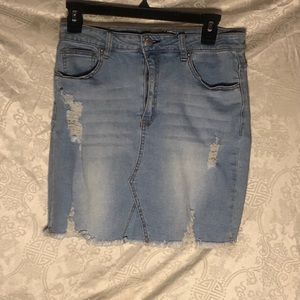 Denim skirt